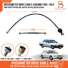 Toyota Corolla Sedan Speedometer Control Cable (1988-2002)