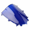 Yamaha YZF R6 Blue Windshield Windscreen Double Bubble (2017-2018)