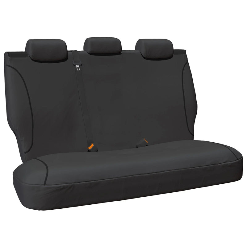 Ford Ranger PX Grey Canvas Tailor Made Rear Seat Cover (2011-2015)