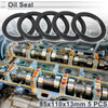 Oil Seal 85x110x13mm NBR Black 5 Pcs