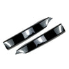 BMW 1 Series E82 E88 Gloss Black Front Bumper Side Spoiler Lip (08-13)