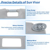 Honda Civic 1996-2000 Gray Sun Visors (2 x Covers)