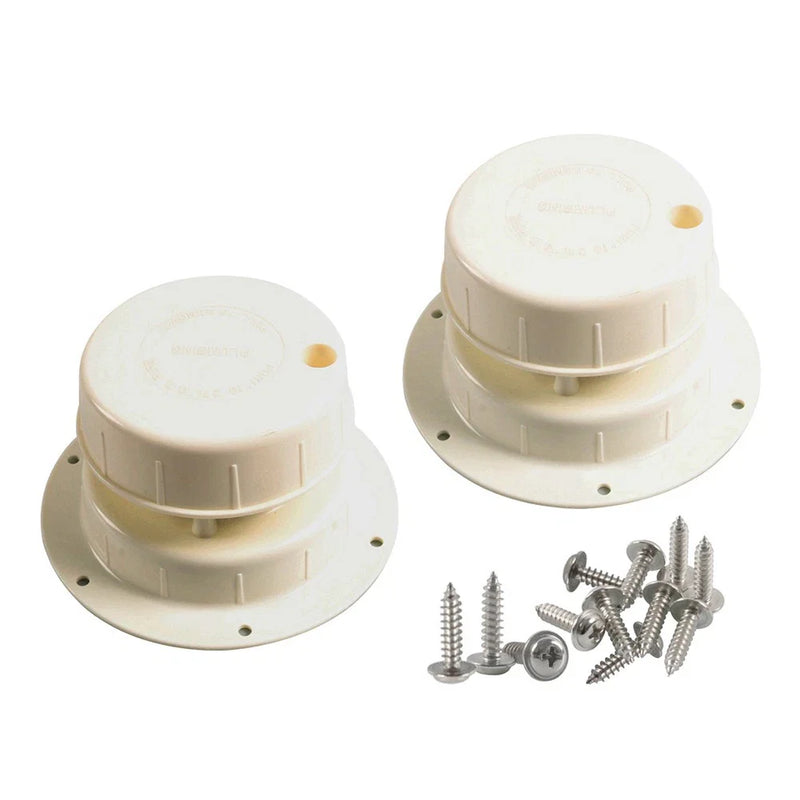 RV Camper Trailer Motorhome Attic Roof Cap Plumbing Vent Covers