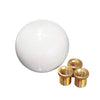 Manual Gear Shifter Universal Round Ball Shift Knob +3 Adapters