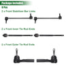 Dodge Caliber 6pcs Front Suspension Kit Tie Rod Ends (2007-2012)