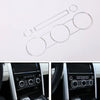 Range Rover Discovery 5 Aluminum AC Stereo Volume Buttons Cover Frame Trim