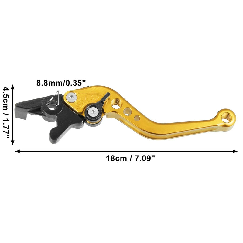 Honda CBR300R Gold Tone Aluminum Alloy 2 x Brake Clutch Levers (2016-2019)