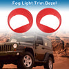 Jeep Wrangler JK 2 x Front Left & Right Headlight Trim Bezels (2007-2017)