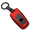 BMW 1 3 4 5 6 7 Series 3 Button Key Fob Cover Protector Red (2000-2023)