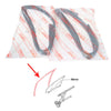Toyota Soluna Sedan 2002-2007 Rear Door Glass Run Channels