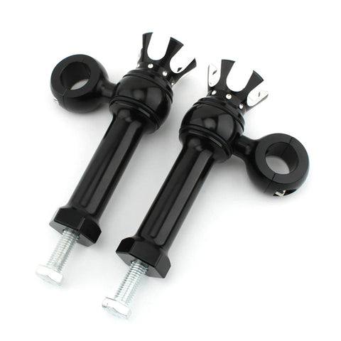 Harley Front Handle Bar Riser Clamps Kit (Universal Fit)