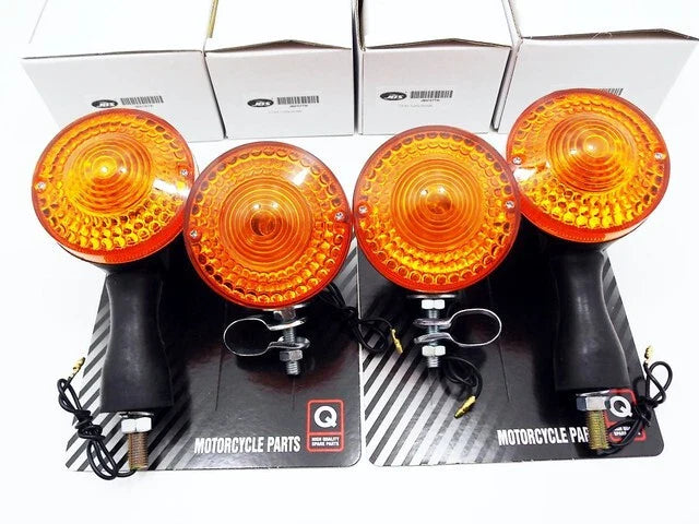 Yamaha DT175 78-83 Front Rear Turn Signal Indicator Blinker Set