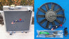 Ford Mustang, 1964-1965 Mercury Comet 3 Row Aluminum Radiator + Fan (1965-1966)