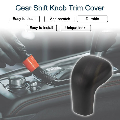 Toyota Camry, Corolla, Avalon ABS Gear Shift Knob Cover Sticker Dark Brown
