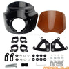 HD Softail FXLRS Front Fairing Kit w/ Headlight Extension Blocks (2021-2023)