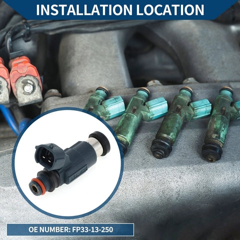 Mazda Protege ES 1.8 (1999-2000) 1 Pc Navy Blue Fuel Injector
