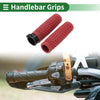 Motorcycle Handlebar TPU Dark Red 25mm Hand Grips Cover