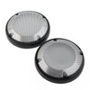 Harley Touring Electra Glide 6.5" Saddlebag Lid Speaker Grill Covers (1983-2020)