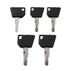 JCB Caterpillar Dynapac Volvo 5 x Ignition Keys (Various Years)
