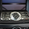 Infiniti G37 Carbon Fiber Center Multimedia Panel Cover (2007-2013)