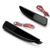 Mazda 3 5 6 Smoked Black LED Rear Bumper Reflector Tail Light (2004-2023)