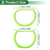 Dodge Challenger (2015-2024) Light Green 4 x Car Headlight Trim Bezels
