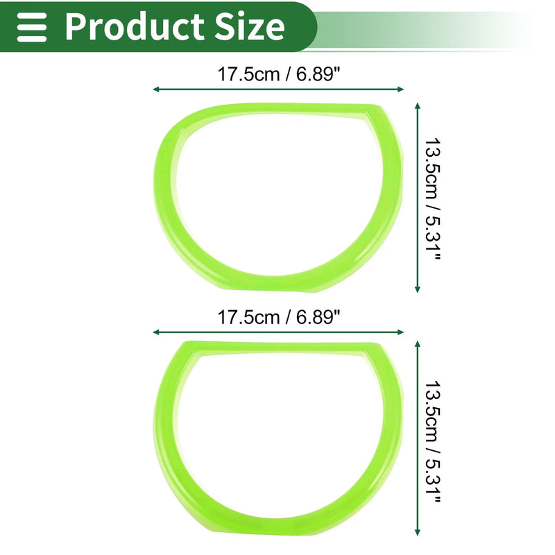 Dodge Challenger (2015-2024) Light Green 4 x Car Headlight Trim Bezels