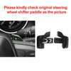 Toyota Camry Corolla Avalon Black Steering Wheel Paddle Shifter Extensions