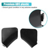 Toyota Highlander Black Pair Car Unpainted Front Bumper Tow Hook Cover