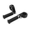 1 1/4" Black Highway Engine Guards Crash Bar Foot Pegs
