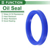 MakeModel Oil Seal 55x65x10mm TPU High-Pressure Rotary Seal Blue 5 Pcs