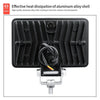 Rectangular Car LED Light 3x5 inch 60W