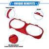 Dodge Challenger Car Front Left Right Side Headlight Trim Rings (2015-2023)