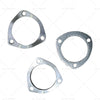 Universal 3" Exhaust Flange Plate Gasket 3 Bolt Stainless Steel
