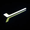 Car DC 12V White Amber COB LED DRL Fog Lights