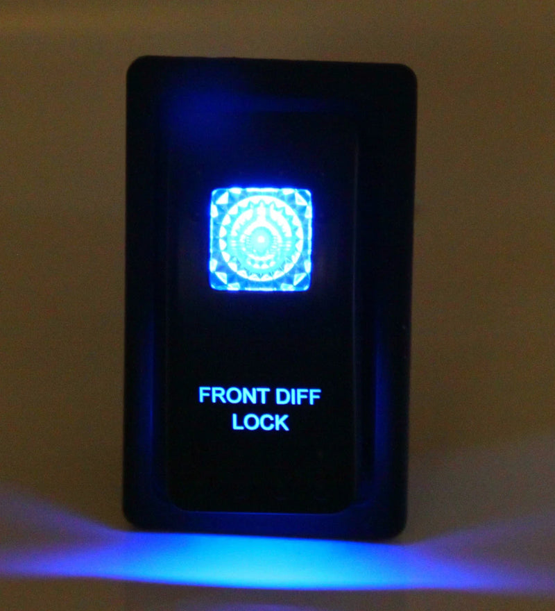 Dual LED Backlit DIFF Lock Rocker Switch