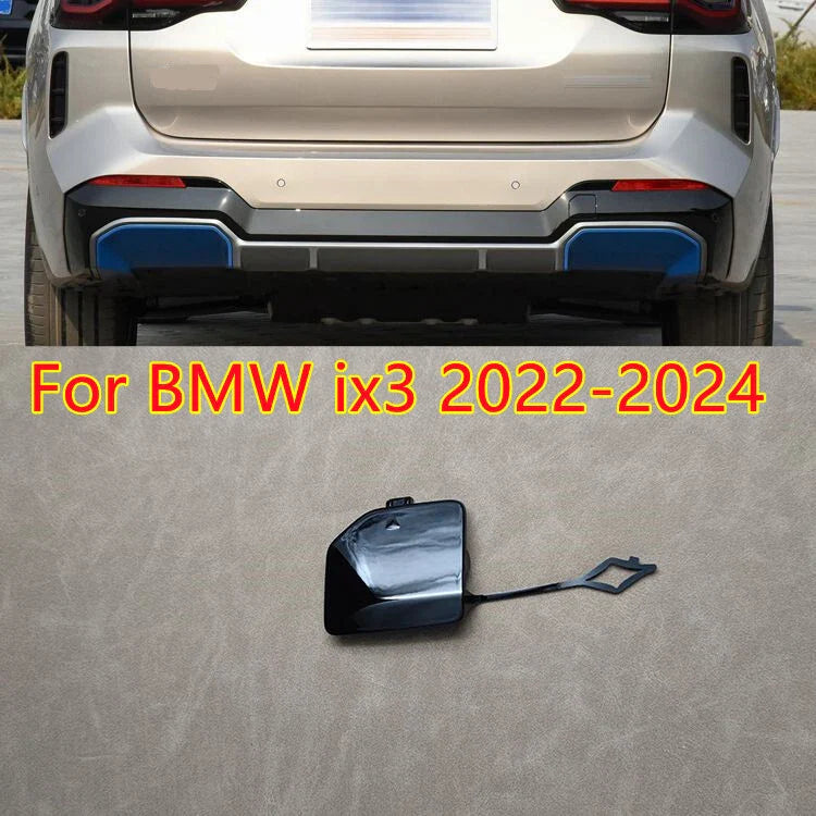 BMW iX3 Rear Bumper Tow Hook Eye Cover Cap Lid Replace (2022–2024)