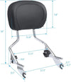 Harley Touring CVO Road Glide Chrome Sissy Bar Backrest (2014-2023)