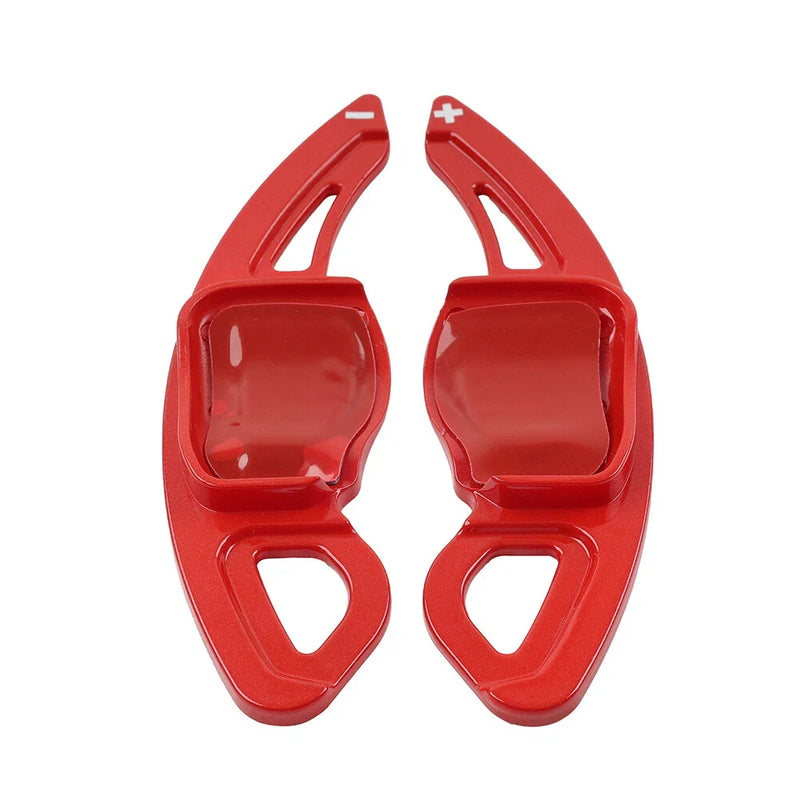 VW Golf Jetta Passat Polo Red Steering Wheel Paddle Shifter Extensions