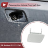 BMW 525i Bumper Trim Nozzle Cover Silver Tone (2004-2005)