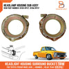 Toyota Hilux Ute RN30 LN30 4Runner Headlight Housing Lamp Surround (1978-1983)