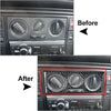 Volkswagen Passat B5 (2001-2005) Black AC Switch Control Panel Cover