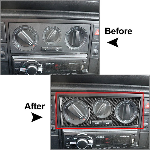 Volkswagen Passat B5 (2001-2005) Black AC Switch Control Panel Cover