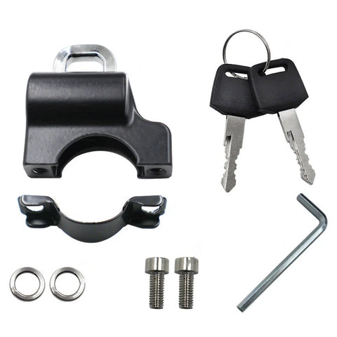 7 / 8" 22-28mm Handlebar Universal Anti-Theft Motorcycle Helmet Lock