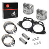 EZGO Robin 350cc Oversize 0.5mm Piston Gasket Rebuild Kit (1996–2008)