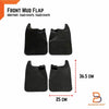 4WD Toyota Hilux D4D LN167 ZN174 Rubber Mud Flaps Splash Guards (98-04)