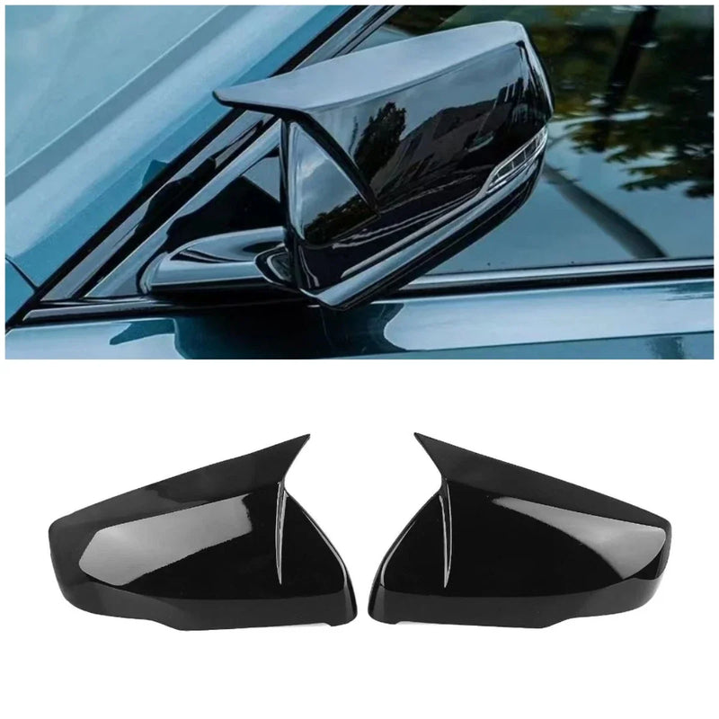 Cadillac CT5 Glossy Black Ox Horn Rearview Mirror Lid Cover Trim (2020-2024)