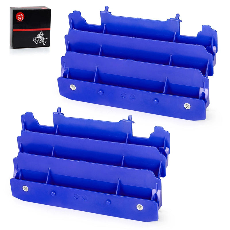 Yamaha YZ125 / YZ125X / YZ250 / YZ250X 2 x Radiator Shrouds Louvers Grill (1999–2023)