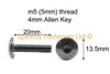Honda CBR 600 900 Fireblade VTR VFR Stainless Steel Fairing Bolts m5 m6