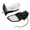 Nissan Murano (2015-2020) Manual Folding White Left Side Door Mirror